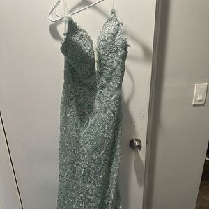 Women’s dress, dusty blue. Size 2